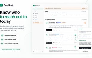 A daily lead feed that prioritizes the warmest prospects, explains the Why Now context, and provides LinkedIn and email outreach ready to copy.