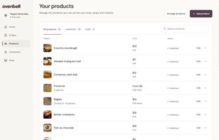 One product list for every way you sell. Add products once, with prices, options and photos. Use them in your shop, your preorder drops and your farmers market booth.