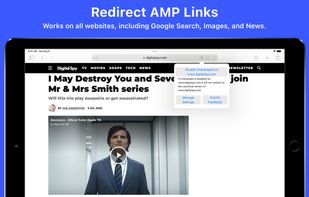 Overamped: Redirect AMP screenshot 1