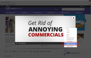 Just right click the mouse and click "Remove Overlay". That's all!