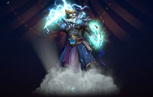 Hero loadout preview with cosmetic effects