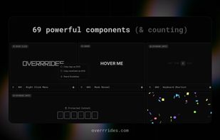 Overrrides screenshot 1