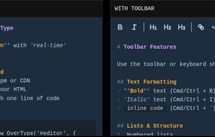 OverType Markdown Editor screenshot 1