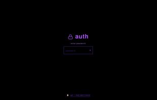 Auth page