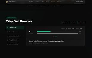 Owl Browser screenshot 1