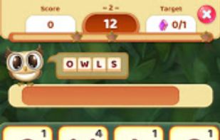 Owls And Vowels: Word Game screenshot 1