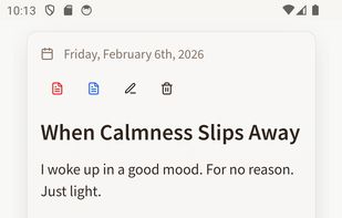 OwnJournal screenshot 2