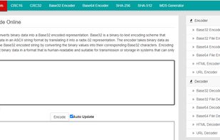 Base32 Encoder - Example