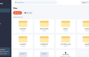 OxiCloud screenshot 1