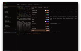The theme picker (cmd-alt-t) repaints the whole window as you move through it.