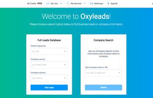 Oxyleads screenshot 1