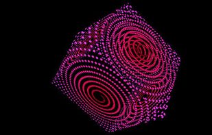 create 2D texture on a 3D shape