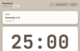 Pacelock screenshot 1
