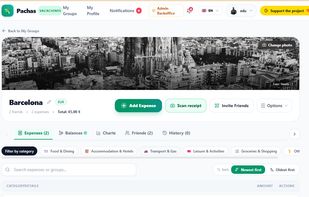 Share your spends with your friends