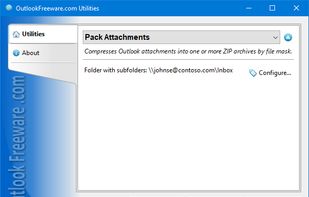Pack Attachments for Outlook screenshot 1