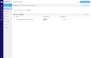 Packagecloud screenshot 1