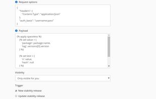 Create a generic webhook 