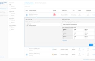 Configure your shipping services and choose the price policy to show to your customers.