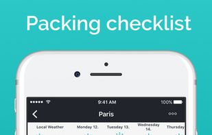 Packr - Travel Packing Checklist screenshot 1