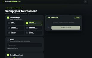 Set up screen