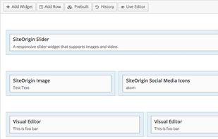 SiteOrigin Page Builder screenshot 1
