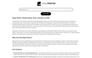 Page Printer screenshot 1