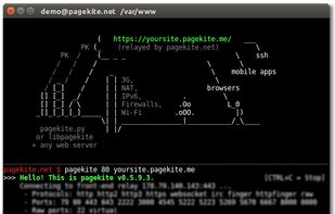 Pagekite screenshot 1