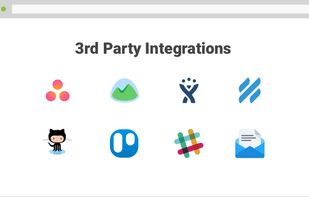 Integrations to popular project management and development tools.