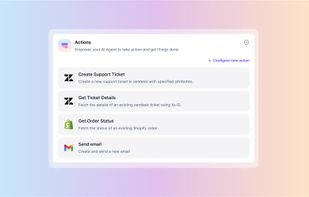 Automate support with Integrations