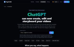 Make and edit videos from ChatGPT, Claude, Cursor and VS Code