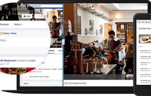 Update your website from Facebook.