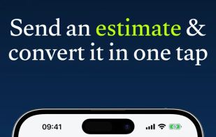 Send an estimate & convert it in one tap