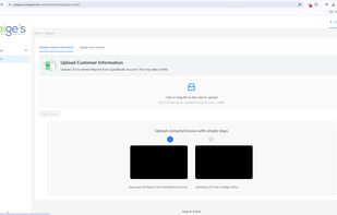 Upload customer info