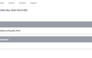 Restore database by single click