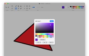 Choosing color with color picker