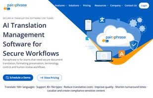 Product home page. 