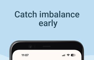 Catch imbalance early — identify when one partner is carrying more.