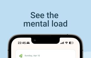 See the mental load — visualise how effort is shared between partners.