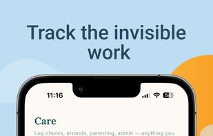 Track invisible work — log chores, errands, parenting, and everyday care.