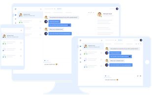 Chat with your customers over while on the move.