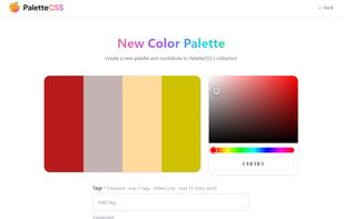 PaletteCSS screenshot 1