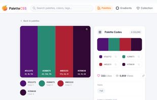 PaletteCSS screenshot 2