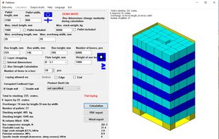 Palletizer screenshot 1