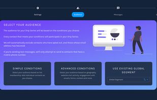 Drip Series Audience Selection