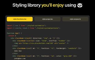 Panda CSS screenshot 1