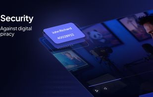 Protect online courses against piracy by enabling features such as: DRM Watermark, Allowed Domains, and Anti-download.