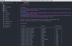 Pandoc screenshot 1