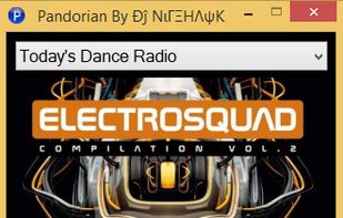 Main interface of Pandorian