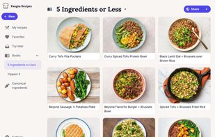 Pangea Recipes desktop