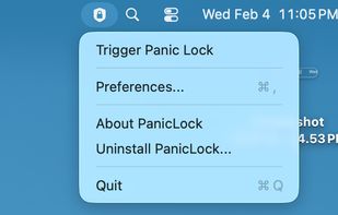 PanicLock screenshot 1